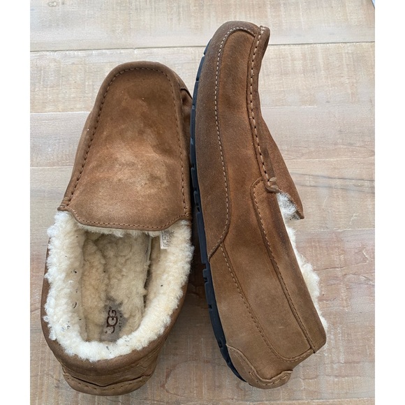 UGG MEN loafers leather genuine sheepskin slip ons - Picture 7 of 12